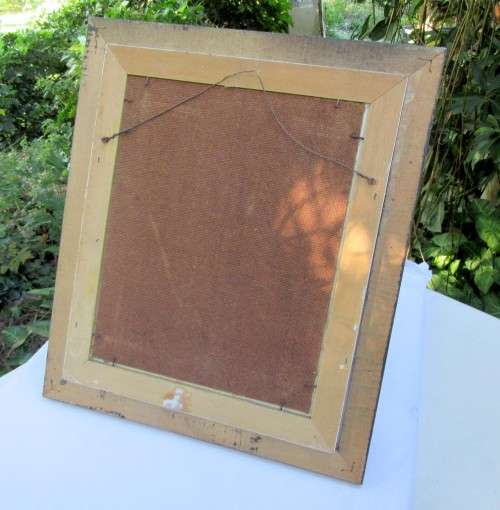 UNUSUAL SAND & OIL ORIGINAL SIGNED ART WORK FRAMED BY BORIS CHEZAR~AMAZING INTERNATIONAL VALUE!!!!