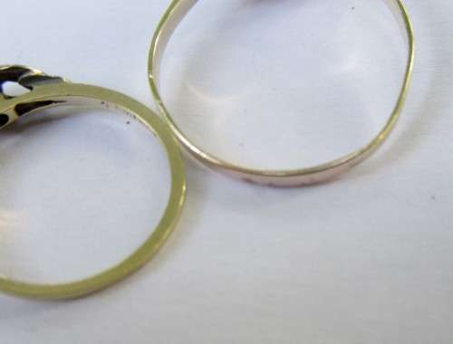 BEAUTIFUL VINTAGE 18 CARAT YELLOW & WHITE GOLD~GENUINE DIAMOND RING