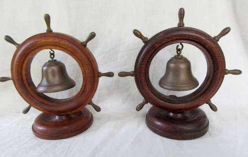 COLLECTIBLE MV BLOEMFONTEIN CASTLE SHIPS GONGS X 2 IN VGC WOW!!!!