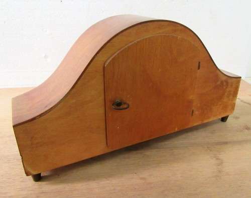 RARE DWARF GERMAN HERMLE MANTEL CLOCK IN GOOD WORKING CONDITION