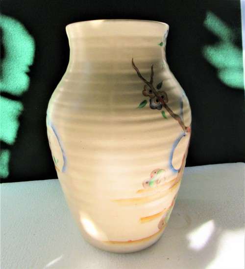 ULTRA RARE LARGE CLARICE CLIFF ISIS VASE IN TIGER TREE HAND PAINTED NO DAMAGES