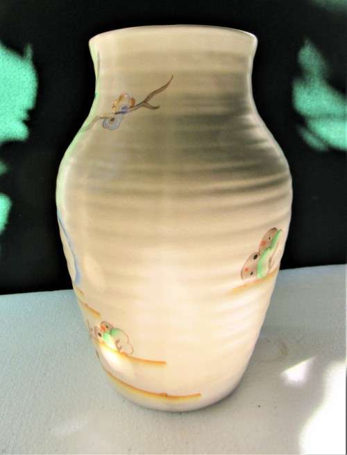 ULTRA RARE LARGE CLARICE CLIFF ISIS VASE IN TIGER TREE HAND PAINTED NO DAMAGES