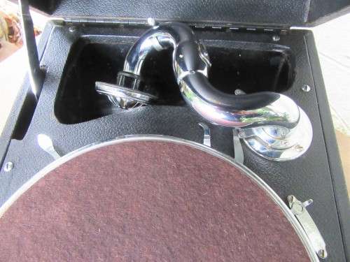 VINTAGE COLUMBIA BOX GRAMAPHONE SUPERB CONDITION~WORKS 100%