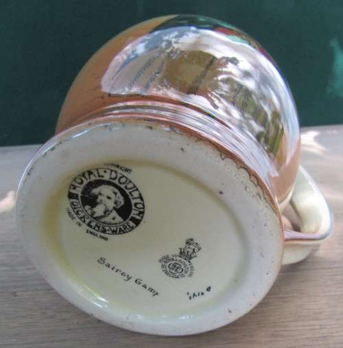 RARE SHAPE ROYAL DOULTON DICKENS SERIES WARE WITH SAIRIEY GAMP WOW!!!