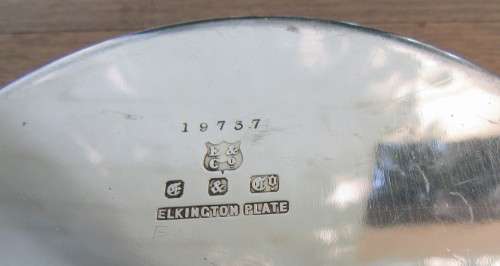 INCREDIBLE ANTIQUE SP MUFFIN DISH WITH TRAY & COVER BY ELKINGTON & CO