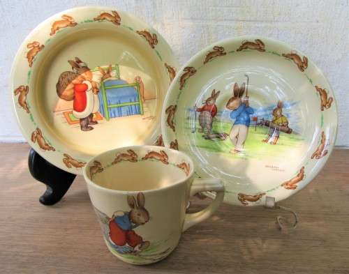 SOME RARE ROYAL DOULTON BUNNYKINS BY BARBARA VERNON NO DAMAGES