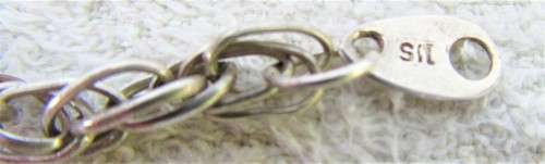 STUNNING 62 CM solid silver NECKLACE TWIST ROPE STYLE PERFECT CONDITION ABOUT 30 GRAMS