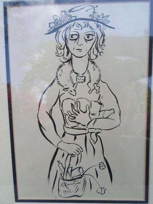 RARE JOHANNES PETRUS MEINTJIES AUTHENTIC SKETCH 1946~R10 000