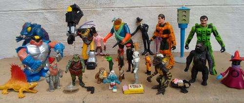 COLLECTION 1980'S ACTION TOY FIGURES~GAYLORD~LJN~SMURF~MANY MORE