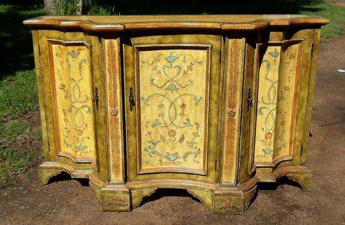 LARGE ANTIQUE STYLE SIDEBOARD~PAINT TECHNIQUE~RELIST DUE TO ERROR WITH LISTING DESCRIPTION.
