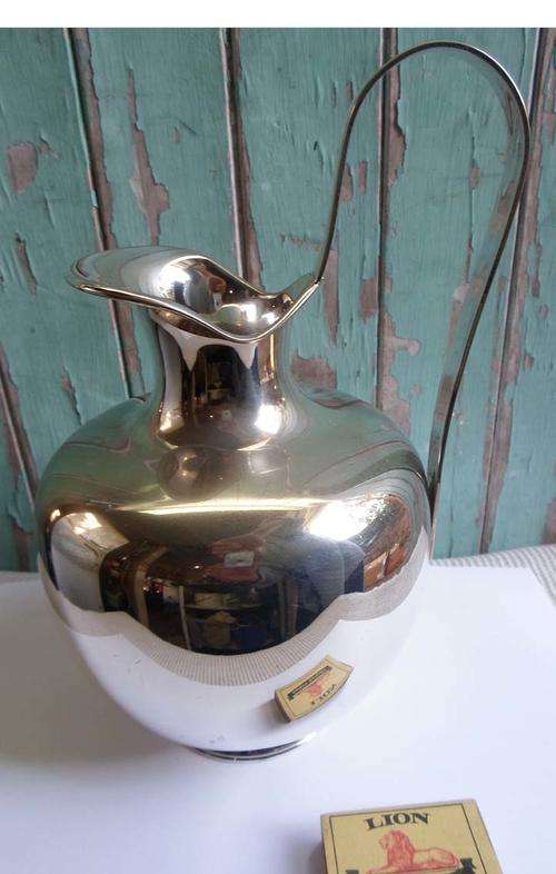 QUALITY DECORATIVE & VERY USEFUL~LARGE VINTAGE SP PITCHER~MARKINGS