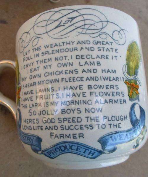 RARE HIGHLY COLLECTIBLE BURLEIGHWARE GOD SPEED THE PLOUGH~WOW!!!!!