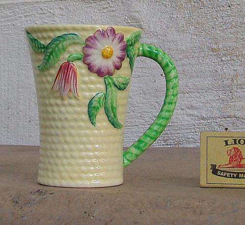 RARE CARLTON WARE MUG IN RAISED DESIGN~EXCELLENT CONDITION