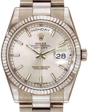 Rolex President White Gold