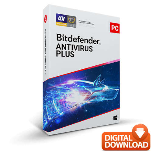Bitdefender ANTIVIRUS PLUS & FREE MyCyberCare - 2 Devices