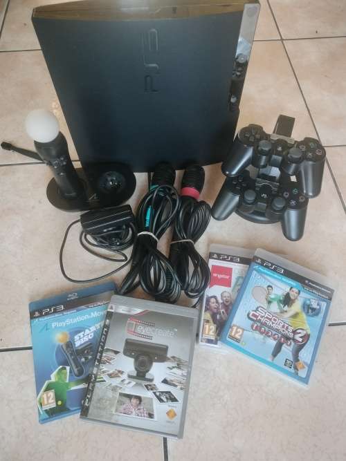 Playstation 3 Loaded with 40 games onboard with accesories