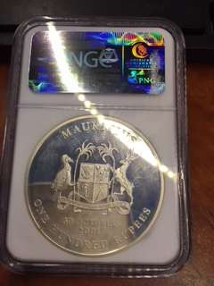 Start at Zero!!!! $$ Clearance $$ All must GO! $$ South Africa - 2001 MAURITIUS GANDHI S100R SILVER