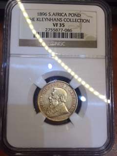 Start at Zero!!!! $$ Clearance $$ All must GO! $$ SOUTH AFRICA ZAR 1896 POND VF35 GOLD