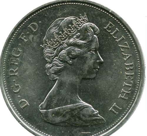CRAZY ZERO START!!!!$$All must GO!- GREAT BRITAIN - 1947 25 New Pence - Elizabeth II Silver Wedding