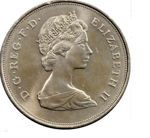 CRAZY ZERO START!!!! $$ All must GO!- 1980 GREAT BRITAIN Queen Elizabeth the Queen Mother COIN
