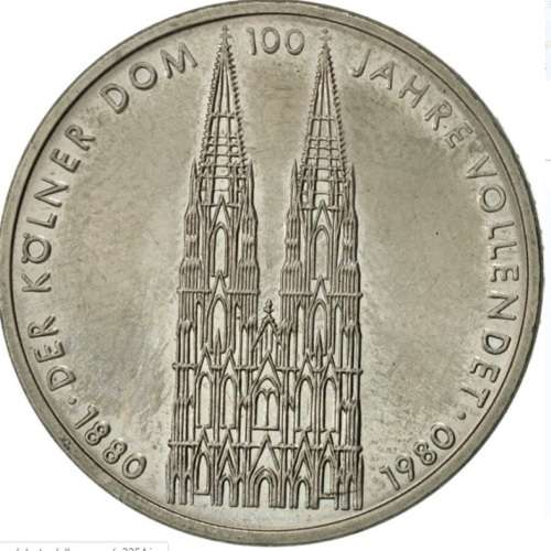 CRAZY ZERO START!!!!$$All must GO!- GERMANY - DDR - 1980 - 5 Deutsche Mark Kölner Dom