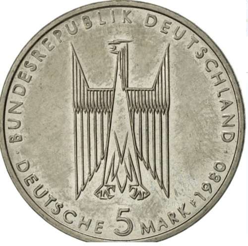 CRAZY ZERO START!!!!$$All must GO!- GERMANY - DDR - 1980 - 5 Deutsche Mark Kölner Dom