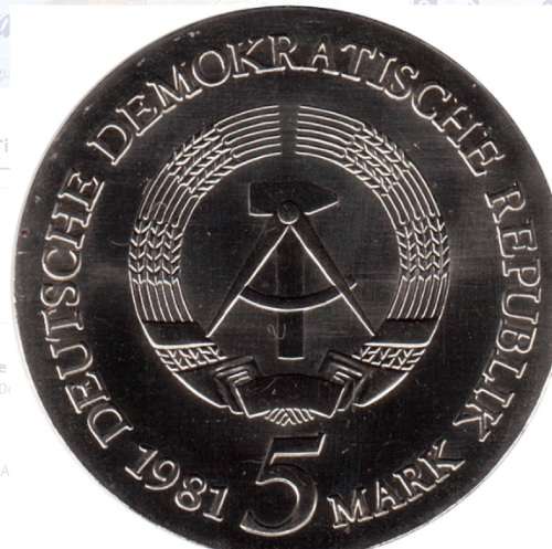 CRAZY ZERO START!!!!$$All must GO!- GERMANY - DDR - 1981 5 Mark Tilman Riemenschneider