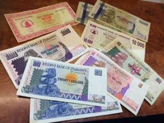 LOT OF 9 VARIOUS DENOMINATIONS BANK NOTES VARIOUS COUNTRIES