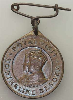 Royal Visit 1947 Union of South Africa Bronze Excellent Piece!