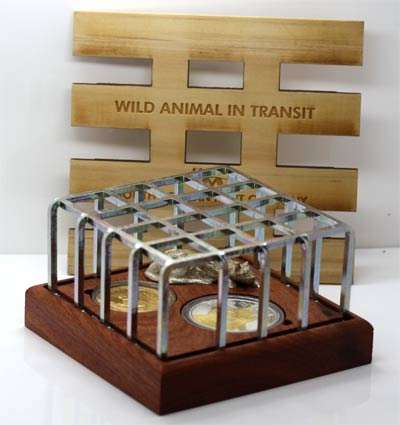 2004 Lynx Launch set with NAT56 Finland Launch 1 oz Natura series and Finland Eurasian medallion