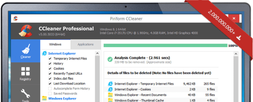 CCleaner Professional 2018 for Windows