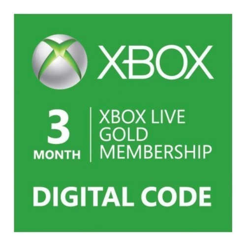 Xbox Live Gold 3 Month Membership (Digital keycode)