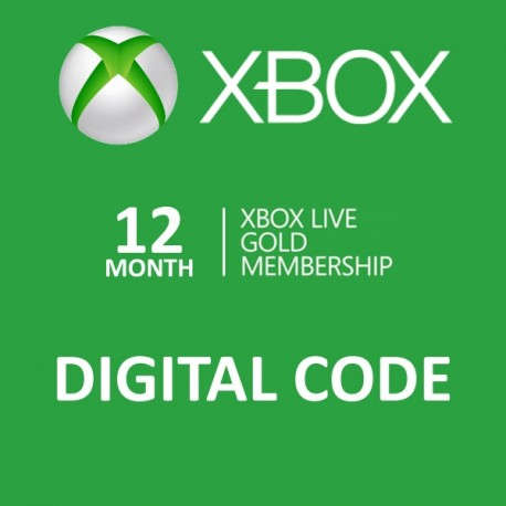 Xbox Live Gold 12 Month Membership (Digital keycode)
