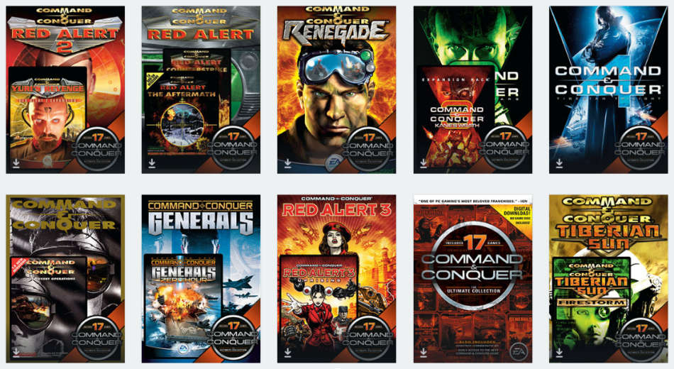 Command & Conquer: The Ultimate Collection (Origin key - 17 Games)