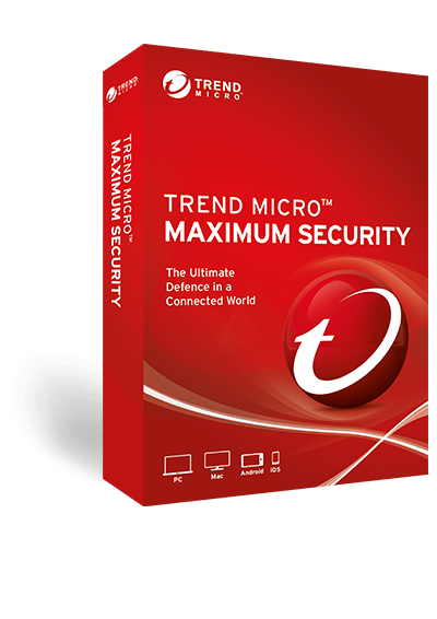 Trend Micro Maximum Security 2019 for (One Year 3 Devices) Windows | MAC | Android