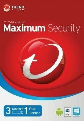 Trend Micro Maximum Security 2019 for (One Year 3 Devices) Windows | MAC | Android