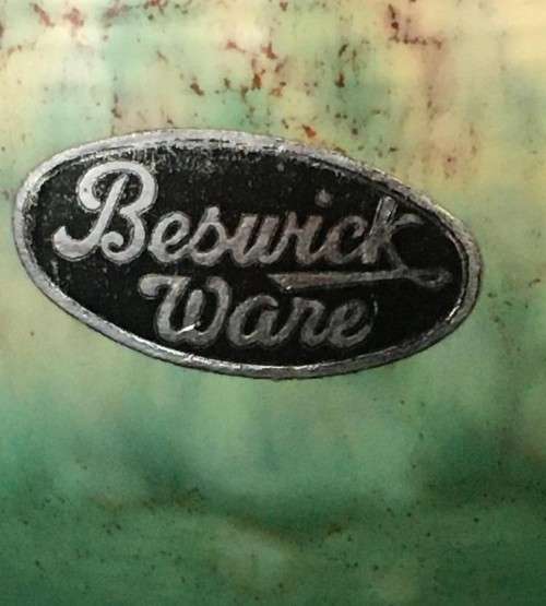 BESWICK JUG WITH ORIGINAL LABEL