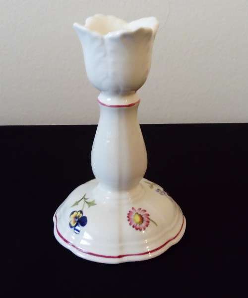 VINTAGE VILLEROY BOCH LUXEMBOURG FINE PORCELAIN CANDLE HOLDER