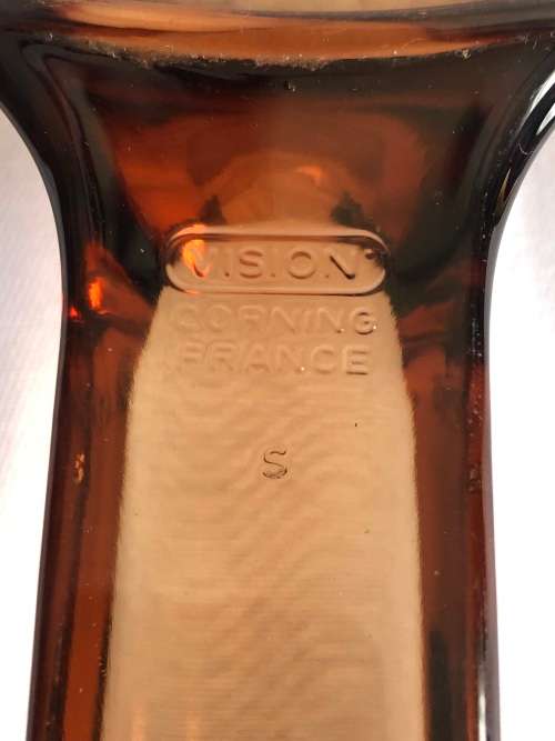 AMBER VISION CORNING FRANCE - SMALL 500ML FRYING PAN WITH LID