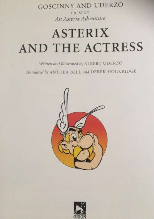 ASTERIX AND THE ACTRESS