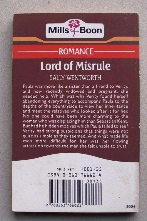 MILLS & BOON: LORD OF MISRULE by Sally Wentworth
