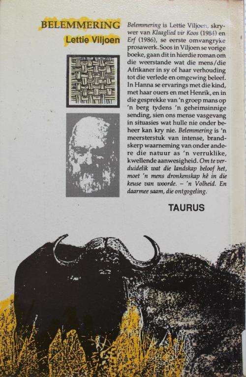 Lettie Viljoen: BELEMMERING (1990/1ste Uitg.)