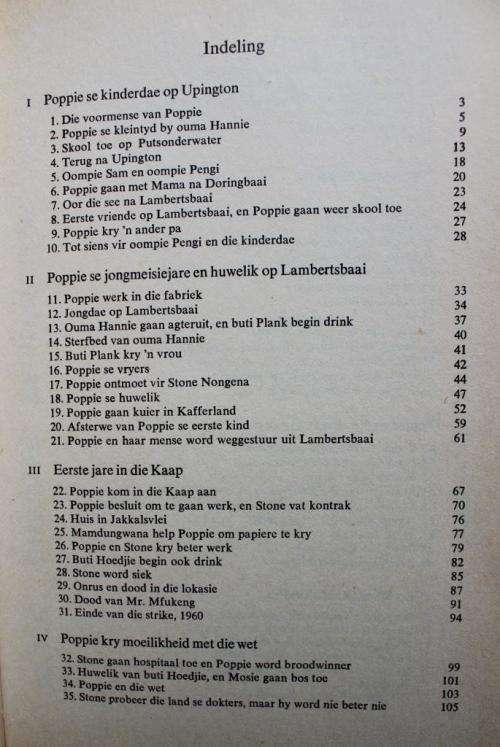 ELSA JOUBERT: DIE SWERFJARE VAN POPPIE NONGENA