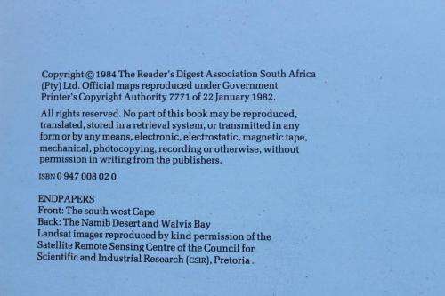 ATLAS OF SOUTH AFRICA by Reader's Digest