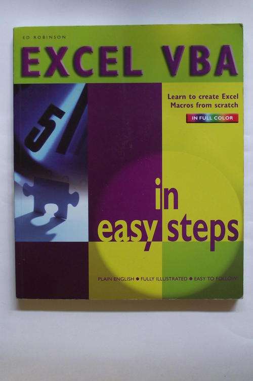 EXCEL VBA IN EASY STEPS. 2006 Edition.