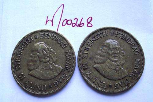 1961 1c Coin X 2 (One bid for both coins)