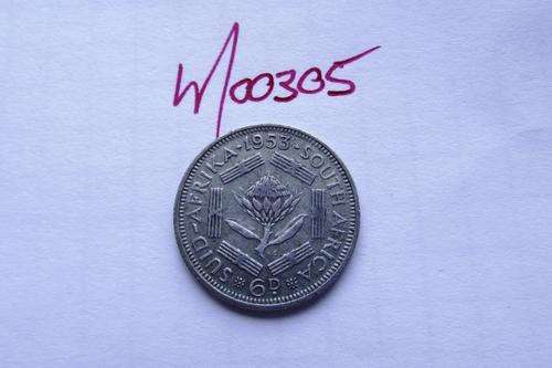 1953 6d Coin