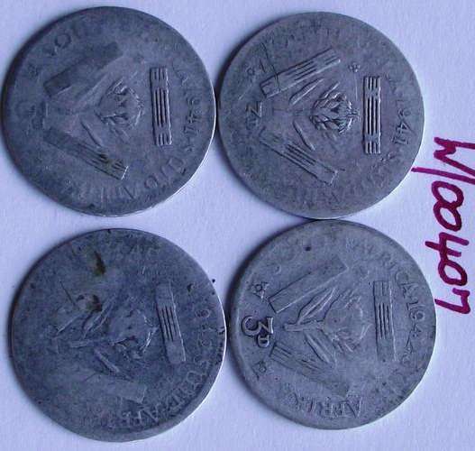 1941 - 1942 3d Coins (one bid for all 4 coins)