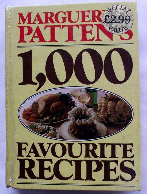 Marguerite Patten's 1,000 FAVOURITE RECIPES (1986/Edition. H/c fine condition)