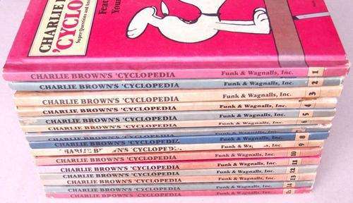 CHARLIE BROWN'S 'CYCLOPEDIA by Frank & Wagnalls Inc. (Complete set of 1-15 Volumes)